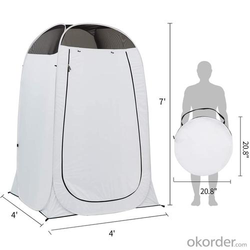 Pop Up Camping Shower Tent Changing Room Outdoor Toilet Privacy Pop Up Camping System 1