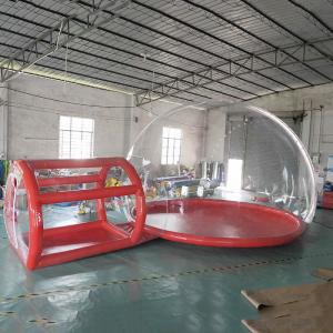 Red Frame Outdoor Camping Inflatable Bubble House 3M