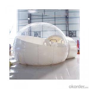 Starry Sky Translucent White Tent Outdoor Inflatable Camping Bubble House 3M