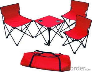 Outdoor Portable Table and Chair Set Folding Camping Wholesale Price
