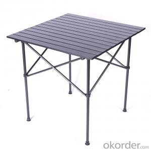 Outdoor Portable Folding Aluminum Roll-up Picnic bbq Camping Foldable Table