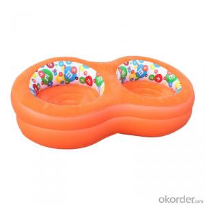 Double Inflatable Chair Sofa Blow Up Seat for Both Indoor Outdoor
