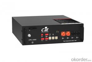 LFP Battery Residential ES System CFE-2400 51.2V48Ah 2457Wh CE & TUV(IEC 62619, IEC 62040) UN38.3