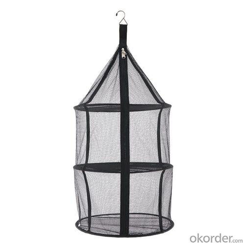 Outdoor 3 layers Drying Net Large Circular Folding Storage Net System 1