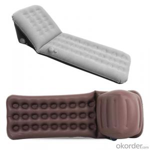Air Bed with Adjustable Backrest Built-in Air Pump Inflatable Sleeping Pad
