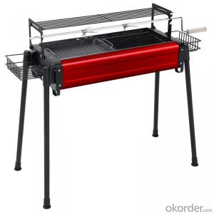 2 Tier Barbecue BBQ Grill Portable Folding Home Set Outdoor Camping