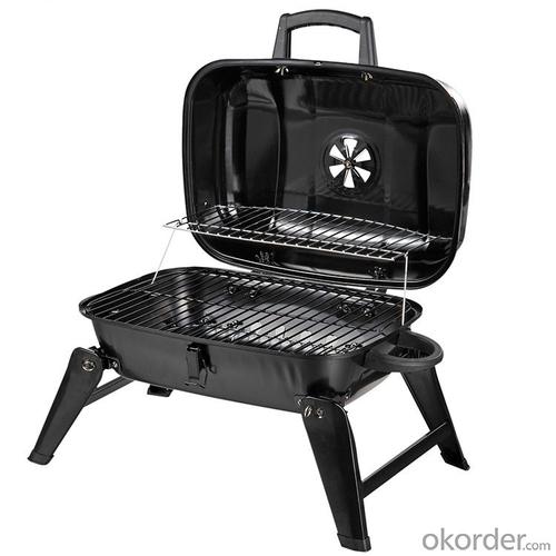 Charcoal Portable Small Grills Folding Tabletop Grills for Camping System 1