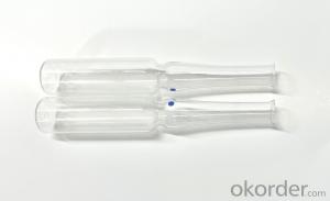 Neutral 5.0 borosilicate pharmaceutical glass ampoule tube is used for pharmaceutical glass bottles