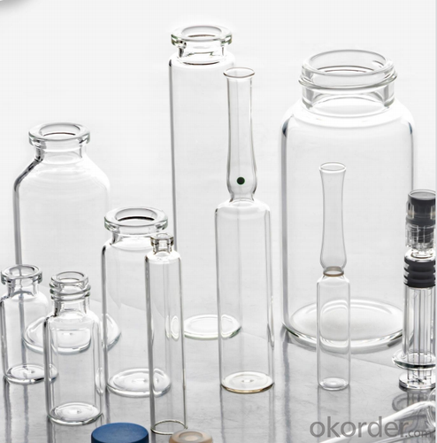 High heat resistant Chinese neutral borosilicate pharmaceutical packaging glass ampule System 1