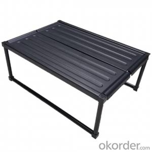 Folding Portable Lightweight Metal Picnic Table for Outdoor