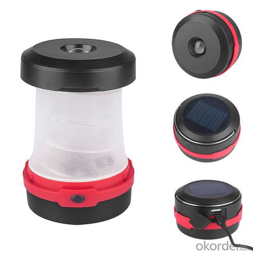 LED Solar Camping Lantern Rechargeable Camping Lights System 1