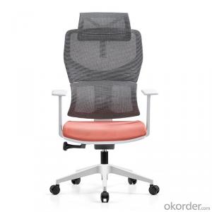 Guangmei office chair white frame light red 680 * 660 * 1120mm/piece