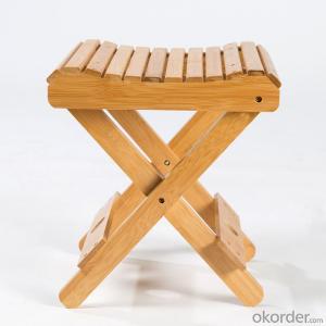 Natural Bamboo Folding Stool for Outside Fishing Chair