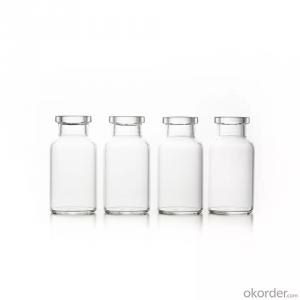 2ml 10ml 30ml 50ml 100ml Clear or Amber Empty Glass Bottle Vial for Medical