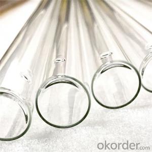 Well selling transparent round Open at both ends borosilicate glass tube for glass vials