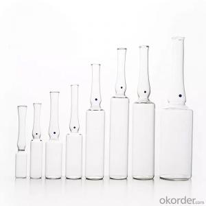 Factory Price Empty Clear Amber Borosilicate Pharmaceutical Tubular Ampoule for Medicine