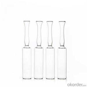 Factory Price Empty Clear Amber Borosilicate Pharmaceutical Tubular Ampoule for Beauty Treatment
