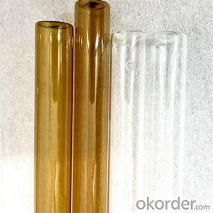 High temperature Type 1 Coe 5.0 glass tubing round heat resistant glass tubes