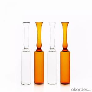 Customized 5.0 neutral Borosilicate Glass ampoule for Parmaceutical and beauty treatment