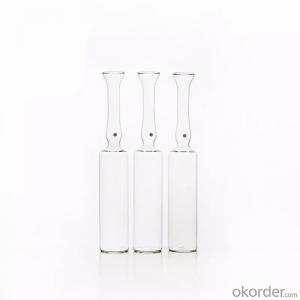 Factory Price Clear or Amber Pharmaceutical Neutral Borosilicate Type I Ampoule