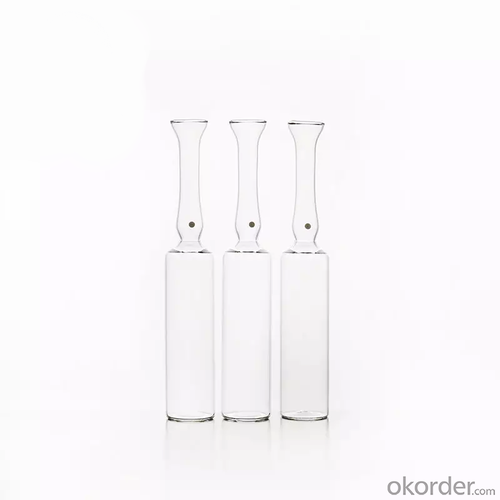 Factory Price Clear or Amber Pharmaceutical Neutral Borosilicate Type I Ampoule System 1
