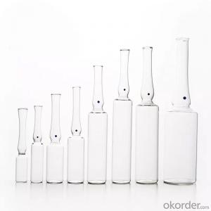 Customized pharmaceutica lBorosilicate Glass ampoule for Parmaceutical and beauty treatment