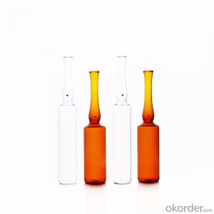 Factory Price Empty Clear Amber Borosilicate Pharmaceutical Tubular Ampoule for Medicine