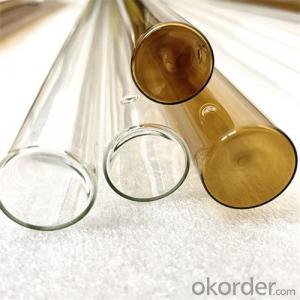 Well selling transparent round Open at both ends borosilicate glass tube for glass vials