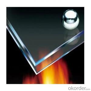 4.0 Heat Resistance Custom Size 5MM Tempered Glass Fire Rated Fireproof Safety