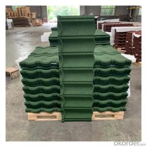Steel Roof tiles Color Stone Classic tile Roman colored stone coated metal