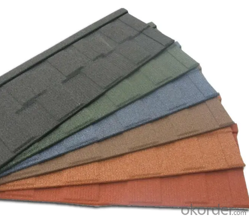 Materials Colorful Modern Classical Shingle Metal Stone Coated Roof Tiles System 1