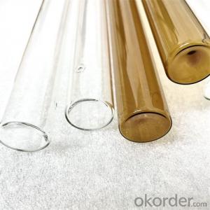 Neutral 5.0 borosilicate glass tubing used for manufacturing glass tubular bottles