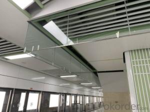 Fire-resistant glass hang wall (Borosilicate float glass 4.0)