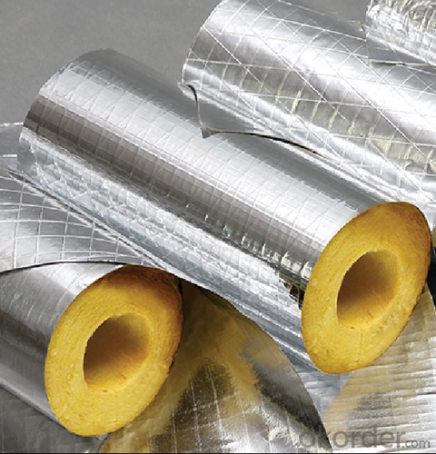 Aluminum Foil Facing Fiberglass Foil Insulation Facing For Rock Wool System 1