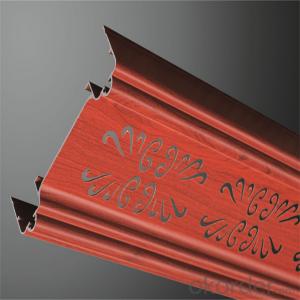 structural section of  Aluminum  buckle  panel ceiling  000