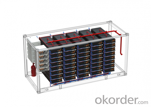 Utility ess solution with liquid cooling system 1228V 344kwh  bess business energy storage system System 1