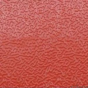 Color Coated Embossed Orange Peel Pattern Aluminium Coil for Truck Trailer Anti-Slip Floor Tile
