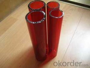Colored borosilicate glass tube for Mouth blowing glasswares
