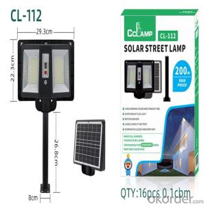 Alta eficiencia ip65 Solar LED por la calle impermeable al aire libre 100W 200w 300w