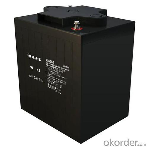 Motive power battery 6V 200Ah AGM Deep Cycle Battery System 1