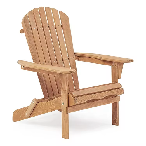 Half-Assembled Wooden Folding Chair Garden Beach Outdoor Morden Folding Wood Adirondack Chair System 1