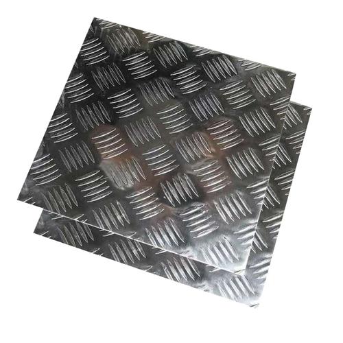 Customized 1.2-7.0mm patterned aluminum sheet for anti-skid use in automobiles/ships 5052 5083 3003 System 1