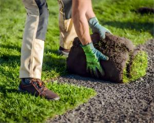 Landscaping Artificial Grass for Flooring Garden