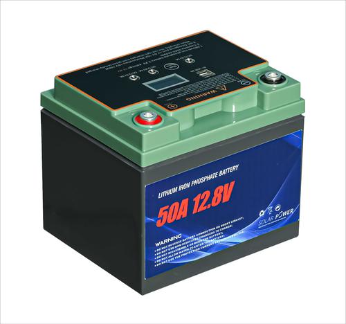 Lead-Acid Replacement Battery 12V LiFePo4 Battery 12.8V 50Ah Car emergency start 3 times discharge System 1