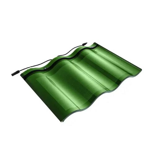 XSDCM-60-T High Efficiency Curved Tile Power Generation Solar Tiles for Construction System 1