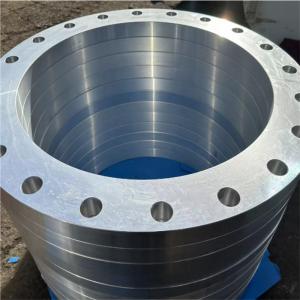 Large diameter stainless steel welded flange