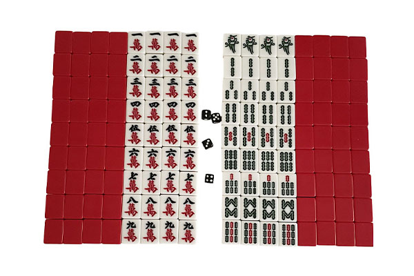 Chinese Mahjong Red Adult Entertainment Game System 1