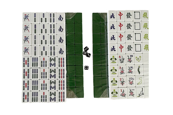 Green Malaysia Customized Melamine, Board Games, Party Entertainment Mahjong System 1