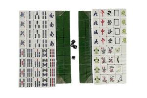 Green Malaysia Customized Melamine, Board Games, Party Entertainment Mahjong