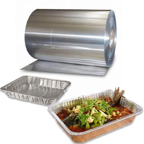 Free Sample Roll 8011 1235 Food Grade Aluminum Foil 9/14/20/24 Micron for Takeaway/Kitchen System 1